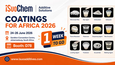 حلول iSuoChem المضافة في معرض Coatings for Africa 2026